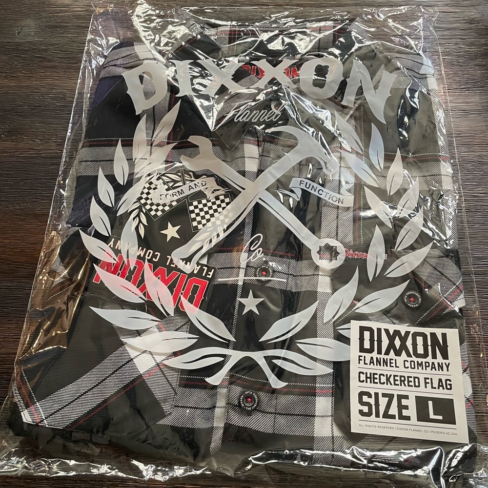 Dixxon “Checkered Flag” Men’s L brand new